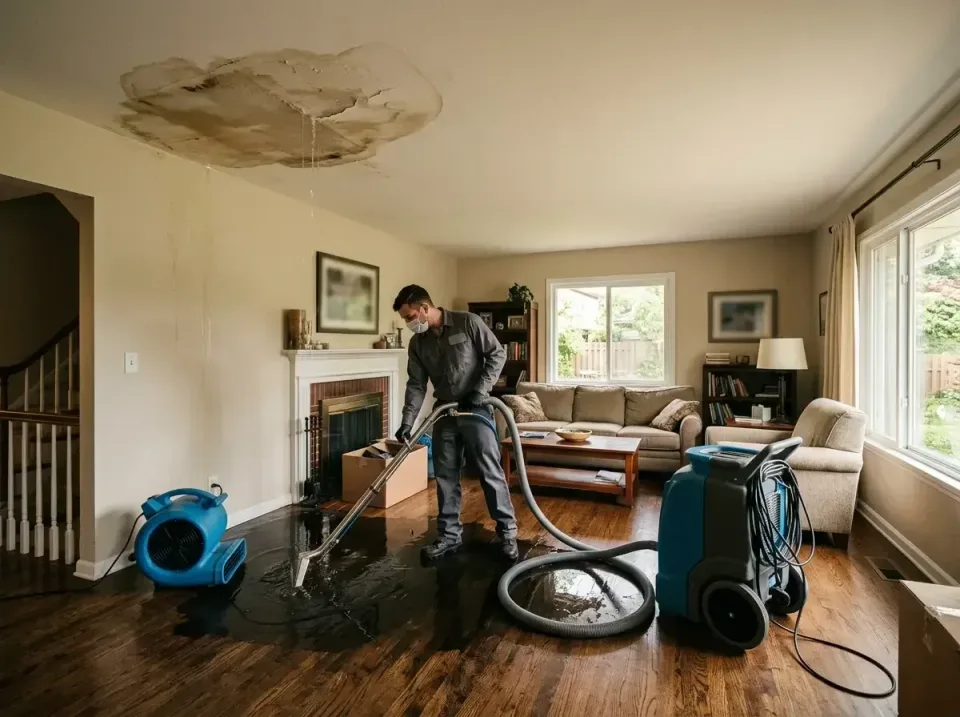 attic-pipe-burst-ceiling-drip-008 — frequently asked questions, Water Damage Restoration & Carpet Care in Junction City, KS
